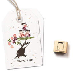 Cats on Appletrees - Mini Stempel Voorraadpot (1)