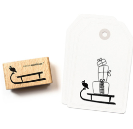 Cats on Appletrees - Stempel Slee met Fred