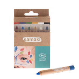 Namaki - Schmink potloden Regenboog (6 kleuren)