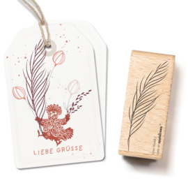 Cats on Appletrees - Stempel Grasblad 2