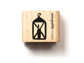Cats on Appletrees - Mini Stempel Lantaarn met Kaars