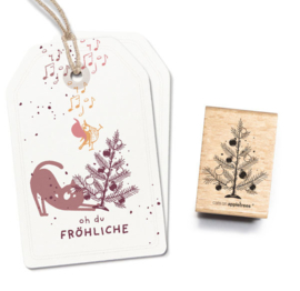 Cats on Appletrees - Stempel Kerstboom 4