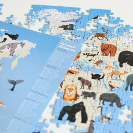 Poppik - Animals of the World Puzzel (500 st.)