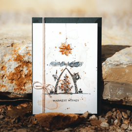 Cats on Appletrees - Stempel Kerstboom 4