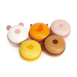 Tender Leaf Toys - Animal Macarons ( 5 stuks)