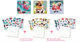 Poppik - Sticker Puzzel: Prinsessen