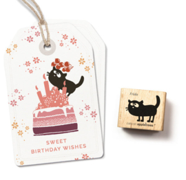 Cats on Appletrees - Stempel Kat Frida