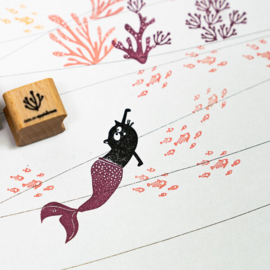 Cats on Appletrees - Stempel Koraal (Groot)