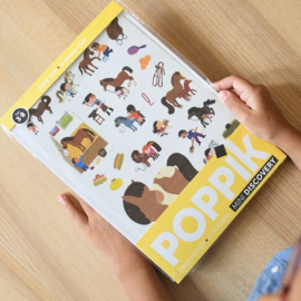 Poppik - Mini Stickerposter: Pony