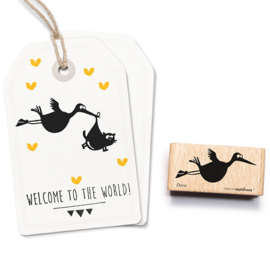 Cats on Appletrees - Stempel Ooievaar Dora