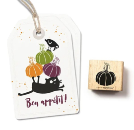 Cats on Appletrees - Stempel Pompoen Middel