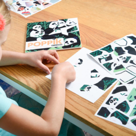 Poppik - Sticker Puzzel: Wilde dieren