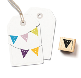 Cats on Appletrees - Stempel Vlag (1)