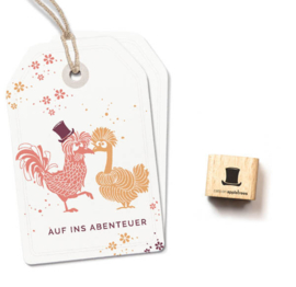 Cats on Appletrees - Mini Stempel Hoge Hoed