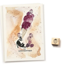 Cats on Appletrees - Mini Stempel Braam (2) Contouren