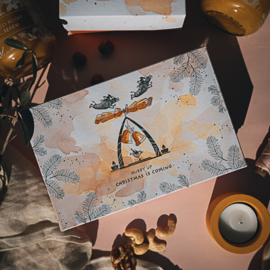 Cats on Appletrees - Stempel Tekst Hurry Up It's Almost Christmas