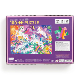 Mudpuppy - Unicorn Magic Puzzel  (100 st)