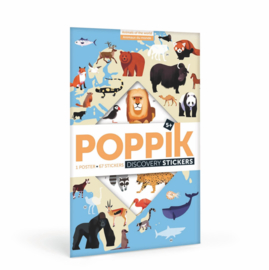 Poppik - Maak Je Eigen Stickerposter: Animals of the World