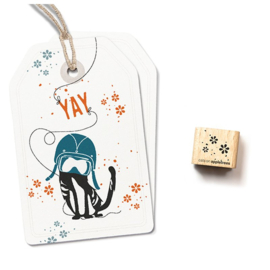 Cats on Appletrees - Mini Stempel Bloemenwolk