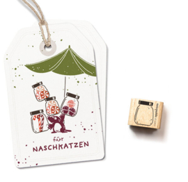 Cats on Appletrees - Mini Stempel Voorraadpot Groot (2)