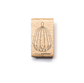 Cats on Appletrees - Stempel Kerstbal Geplooide 