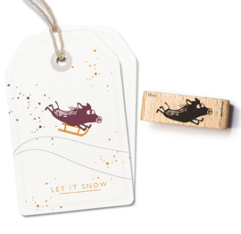 Cats on Appletrees - Stempel Wildzwijn Theo