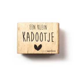 Cats on Appletrees - Stempel met Tekst Een Klein Kadootje