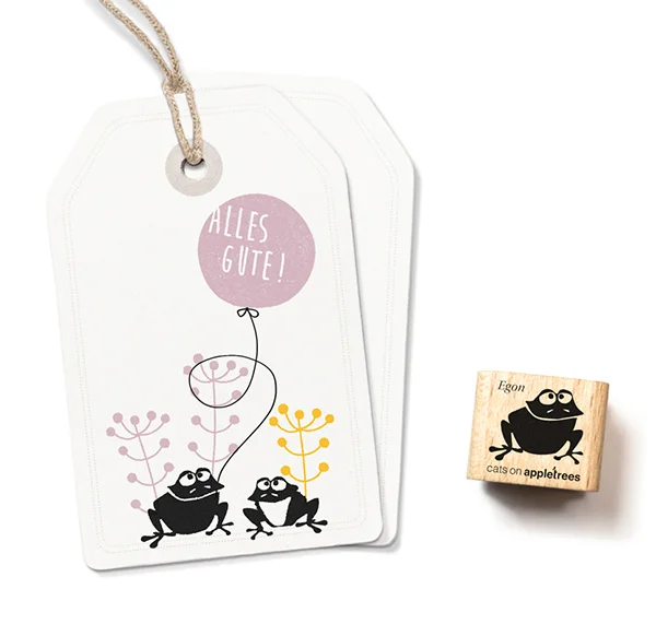 Cats on Appletrees - Stempel Kikker Egon