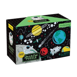 Mudpuppy - Glow in Dark Puzzel Outer Space (100 st)