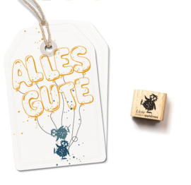 Cats on Appletrees - Mini Stempel Kuiken Livio