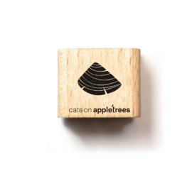 Cats on Appletrees - Mini Stempel Houtblok/Schelp