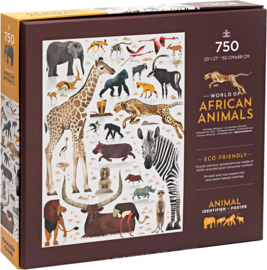 Crocodile Creek - World of African Animals Familie Puzzel (750 st)