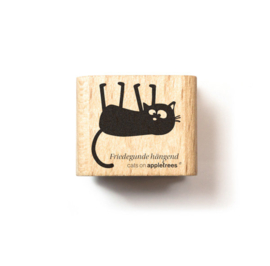Cats on Appletrees - Stempel Kat Friedegunde Hangend