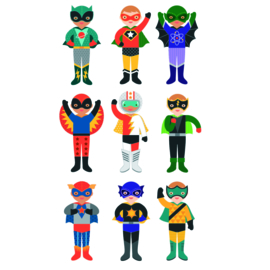 Petit Collage - Magnetic Dress Up: Superheroes
