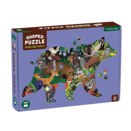 Mudpuppy - Shaped Puzzel Woodland Forest (300 st)