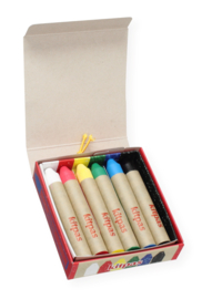 Kitpas - Art Crayons Medium Rijstwax (6 stuks)