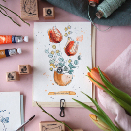 Cats on Appletrees - Stempel Onderkant Ei (12)