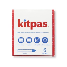 Kitpas - Art Crayons Medium (6 stuks)