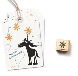 Cats on Appletrees - Mini Stempel Ster (4)