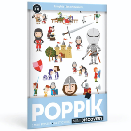 Poppik - Mini Stickerposter: Ridders