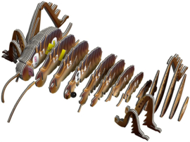 Eugy 3D - Reuze Sprinkhaan (Giant Wētā)