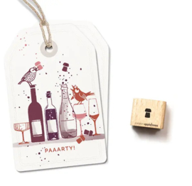Cats on Appletrees - Mini Stempel Kurk