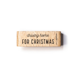 Cats on Appletrees - Stempel Tekst Driving Home For Christmas