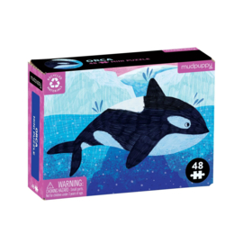 Mudpuppy - Mini Puzzel Orka (48 st)