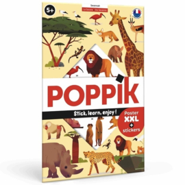 Poppik - Stick, Learn and Enjoy: Savanne