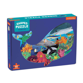 Mudpuppy - Shaped Puzzel Ocean Life (300 st)