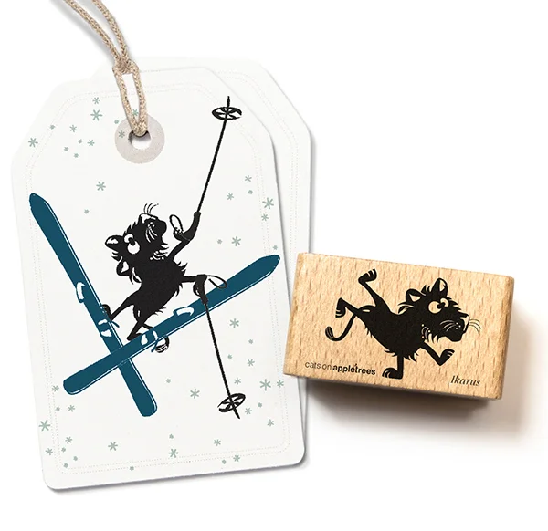 Cats on Appletrees - Stempel Leeuw Icarus