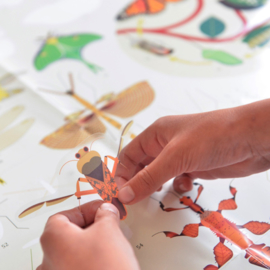Poppik - Maak Je Eigen Stickerposter: Insecten