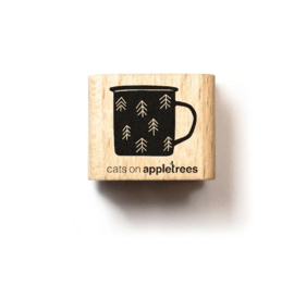 Cats on Appletrees - Mini Stempel Kopje (2)