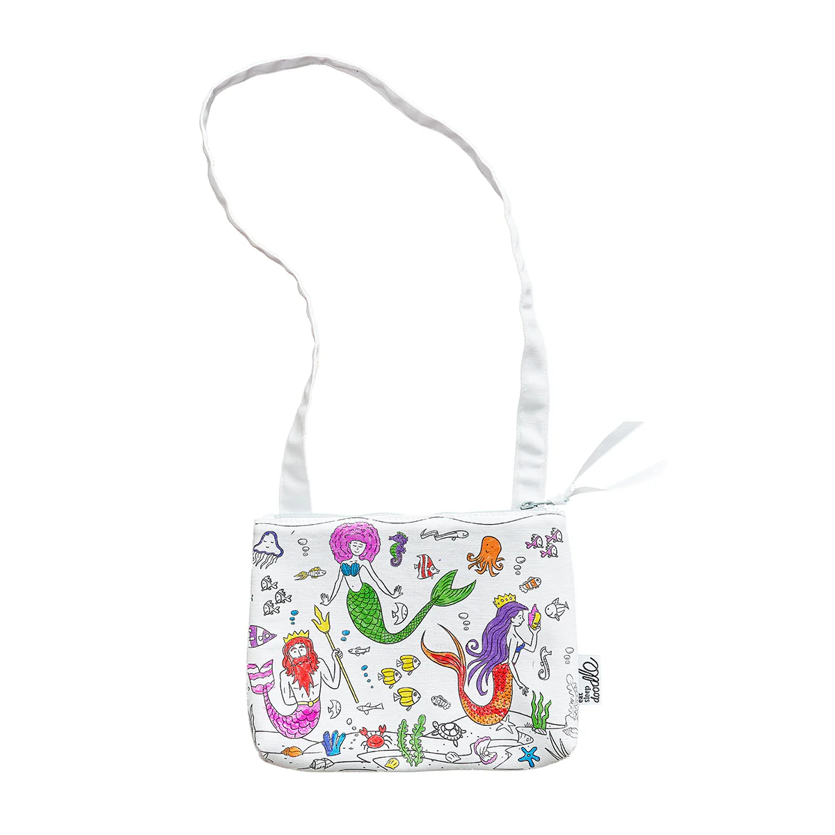 Eatsleepdoodle - Crossbody tas Zeemeermin (Mermaid)